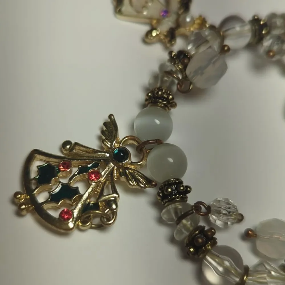 holiday Angel and beaded bracelet‎